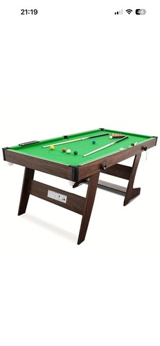 6ft foldable snooker - snooker, pool