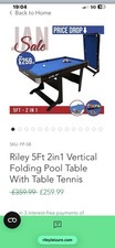 Riley Leisure 5ft Pool Table