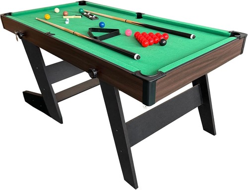 6ft folding pool snooker - 6ft,