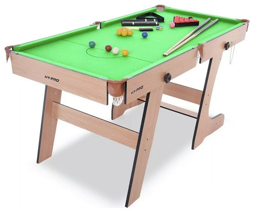 Pro 6ft folding snooker - folding, and