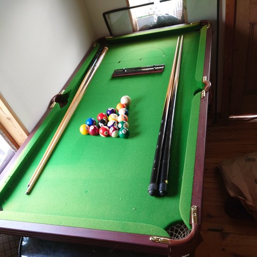 5ft folding pool snooker - folding,