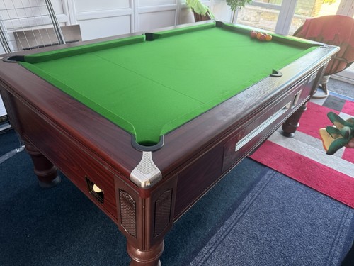 6ft pool table slate bed - , new