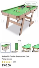 Hy-Pro 5ft Folding Snooker and