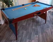 Pool Table 6ft x 2.5ft Blue