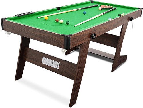 6ft folding pool snooker table - pool,