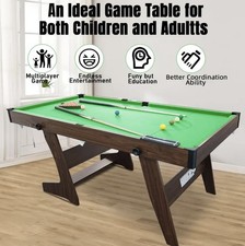 6FT Folding Pool Table Snooker