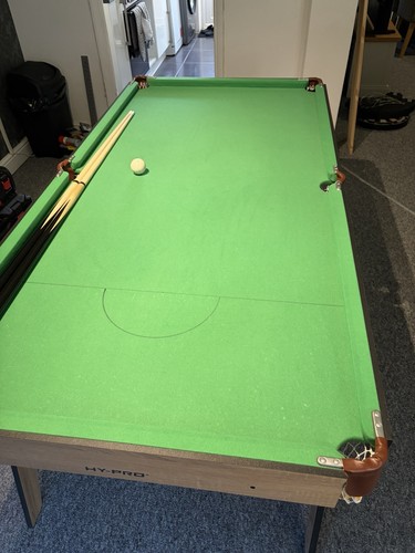 Pro 6ft folding snooker - hy-pro,