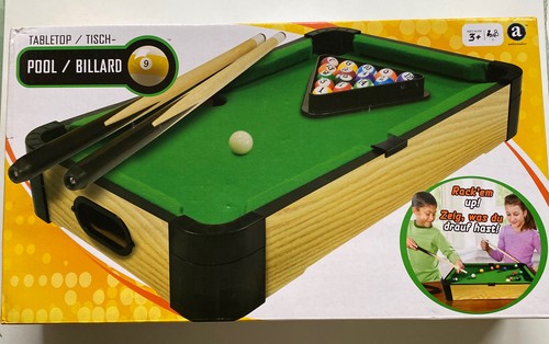 Tabletop pool billiard game - pool,